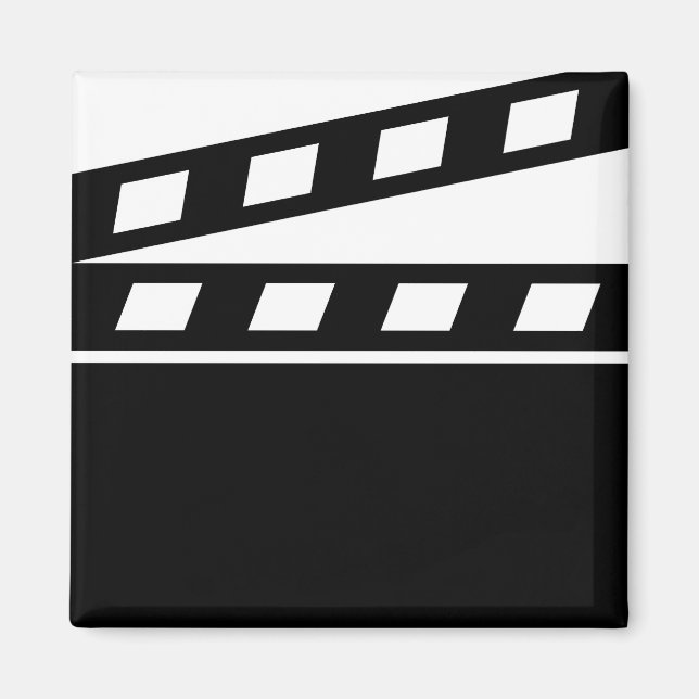 Black Clapperboard Magnet (Vorne)