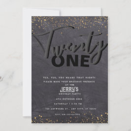 Black Classic-Einladung Einladung