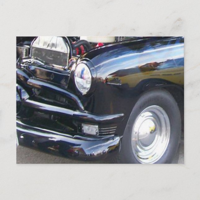 Black Classic Postkarte (Vorderseite)