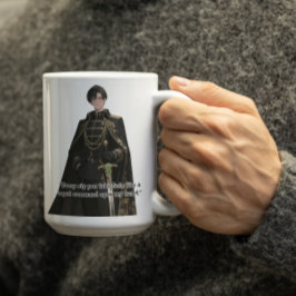 Black Cloak Royal Anime Typ Kaffeetasse