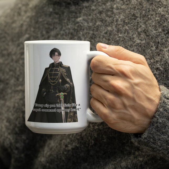 Black Cloak Royal Anime Typ Kaffeetasse (Von Creator hochgeladen)
