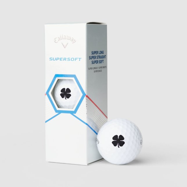 Black Cloue Callaway Supersoft golfbälle 3 pk (Verpackung)