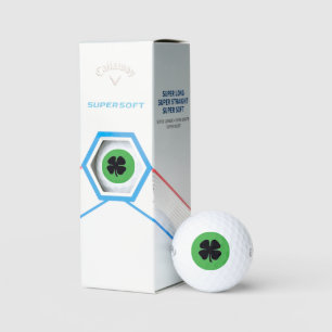 Black Clover grüne Callaway Supersoft Golfbälle 3