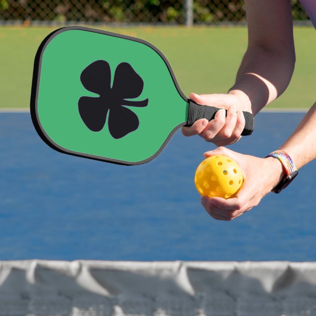 Black Clover, grüner Pickleball-Rammstein Pickleball Schläger (InSitu)