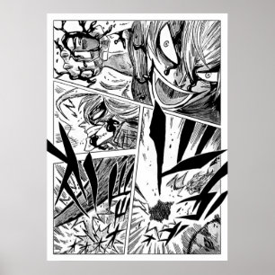 Black Clover Manga Panel Poster