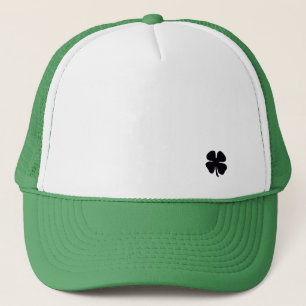 Black Clover weiße und grüne Schaumstoff-Trucker-M Truckerkappe