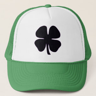 Black Clover weiße und grüne Schaumstoff-Trucker-M Truckerkappe