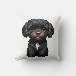 Black Cockapoo Kissen