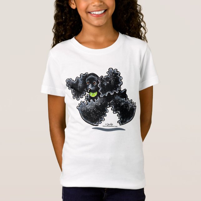 Black Cocker Spaniel Play T-Shirt (Vorderseite)