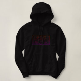 Black@Color Katalogporträt für Frau Hoodie