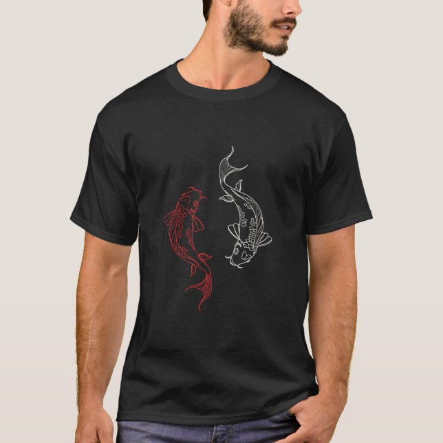 Black Colour Fish T-Shirt (Vorderseite)
