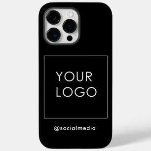 Black Company Business Modern Logo-Marke Case-Mate iPhone 14 Pro Max Hülle