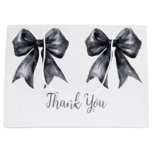 Black Coquette Bow Baby Dusche