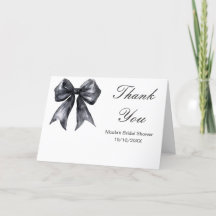Black Coquette Bow Brautparty