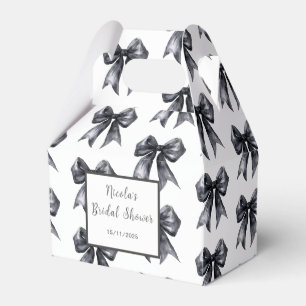 Black Coquette Bow Brautparty Geschenkschachtel