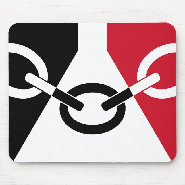 Black Country Flagge Mousepad (Vorne)