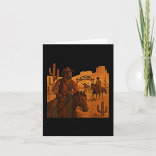 Black Cowboy Western Rodeo Melanin History Texas B Karte