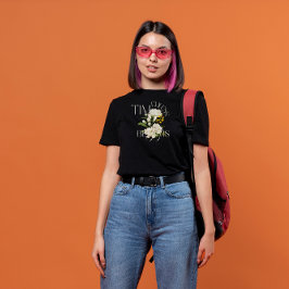 Black & Cream Floral Timeless Blooms T - Shirt