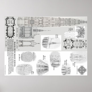 Black Cross Magic School Poster Nr.2