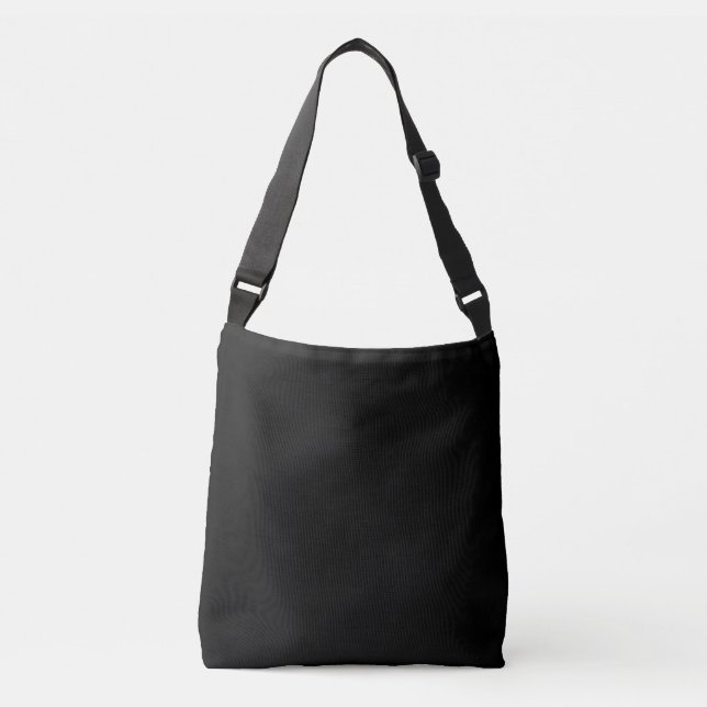 Black Crossbody Bag Tragetaschen Mit Langen Trägern (Vorderseite)
