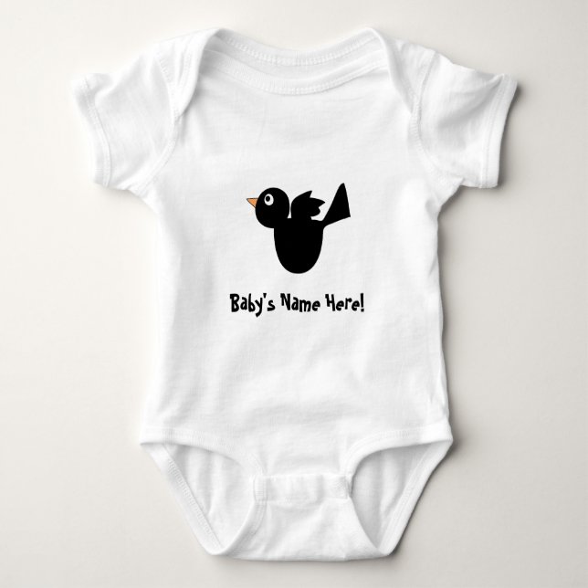 Black Crow: Baby-Strampler Baby Strampler (Vorderseite)
