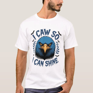 Black Crow F, Caw F, Funny Bird Tance Cool Gegenwa T-Shirt