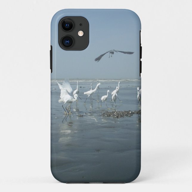 Black Crow und White Cranes: Ein Kontrast in der N Case-Mate iPhone Hülle (Rückseite)