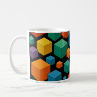 Black cube Mug Kaffeetasse