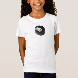 Black Cue Ball 13 T-Shirt
