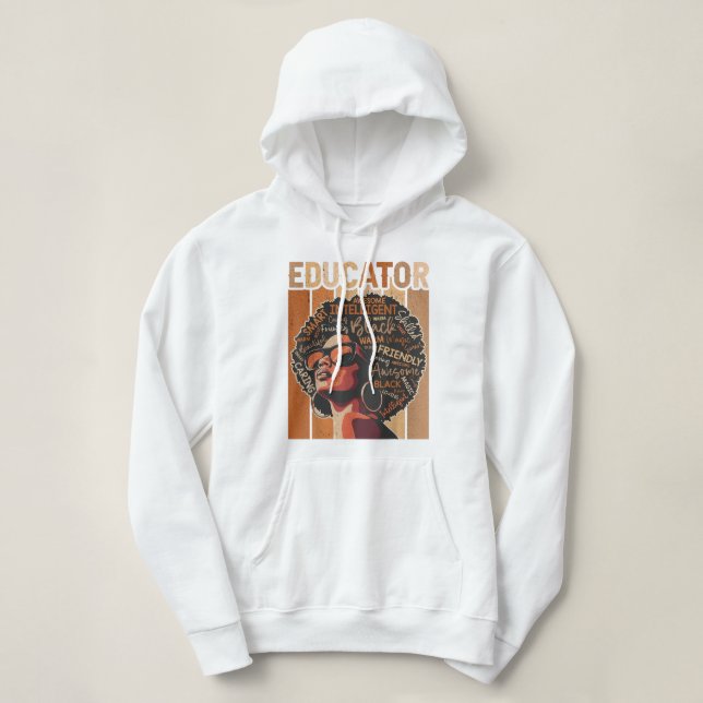 Black Culture Educator Hoodie (Design vorne)