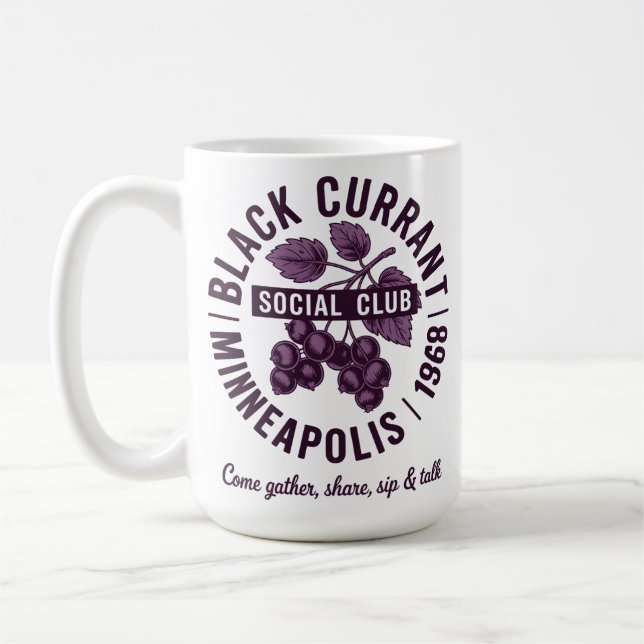 Black Currant Social Club Kaffeetasse (Links)