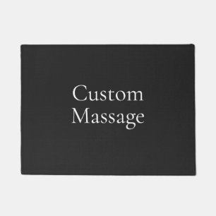 Black Custom Massage Moderne einfache Fußmatte