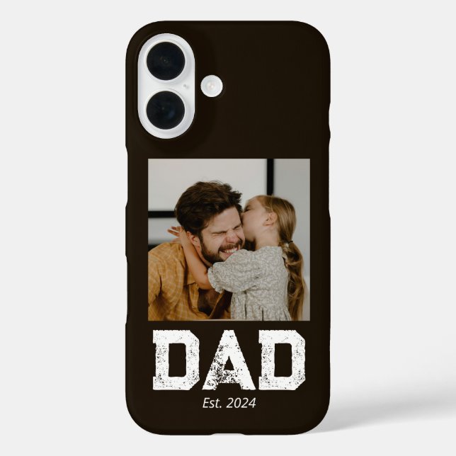 Black Dad Established Bold 3 Photo Case-Mate iPhone Hülle (Rückseite)