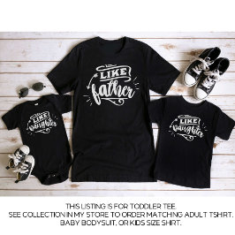 Black Daddy and Me Matching Vatertochter Kleinkind T-shirt