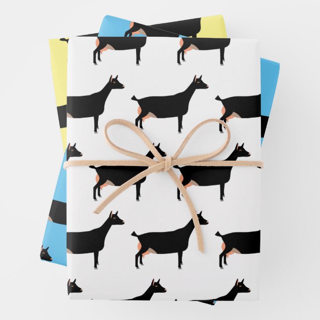 Black Dairy Goat Geschenkpapier Set (Beispiel)