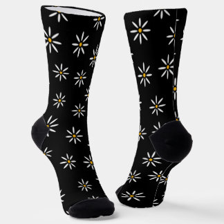 Black Daisy Socks Socken