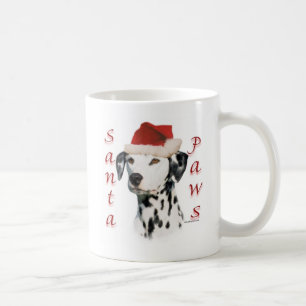 Black Dalmatiner Santa Paws Tasse