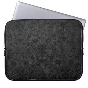 Black Damask Laptopschutzhülle