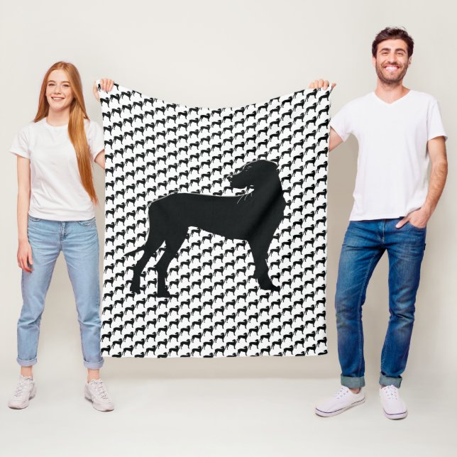 Black Dane Fleecedecke (Beispiel)