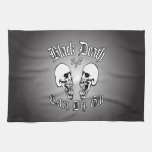 Black Death 777 - Extra Dry Gin Handtuch