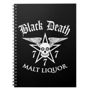 Black Death 777 - Malt Liquor Notizblock