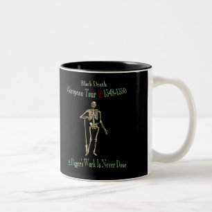 Black Death European Tour Zweifarbige Tasse
