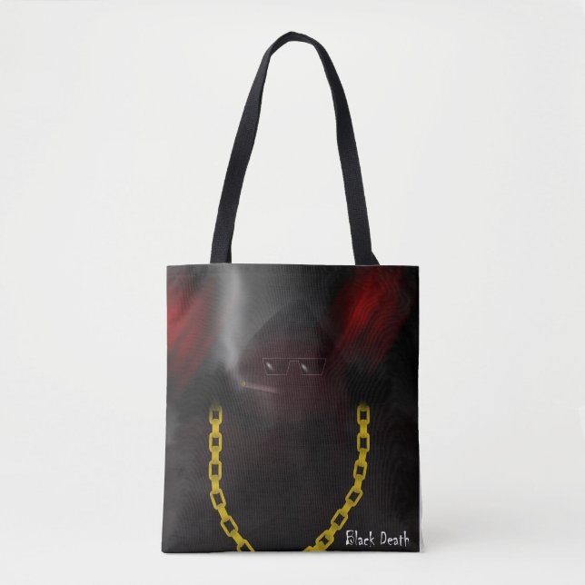 Black Death Tote Bag (Vorderseite)