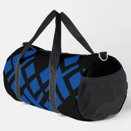 Black Deep Blue Duffle Bag