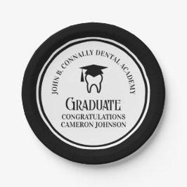 Black Dental School Custom Graduation Party Pappteller