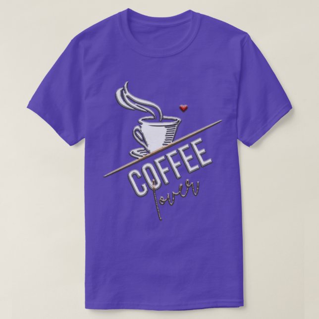 Black Design-Kaffee, weil Murren lustig ist T-Shirt (Design vorne)