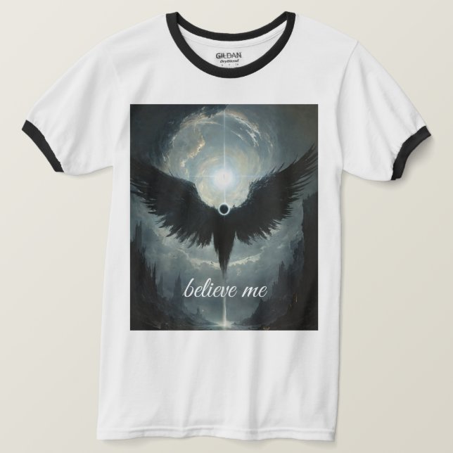 Black Devil Graphic T-Shirt - Edgy Streetwear | Du (Design vorne)