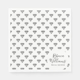 Black Diamond Brautparty Serviette