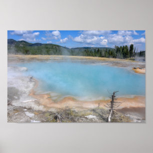 Black Diamond Pool, Yellowstone Nationalpark Poster