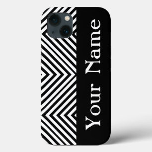 Black Diamond Zickzack mit Namen @ Emporiomoffa Case-Mate iPhone Hülle